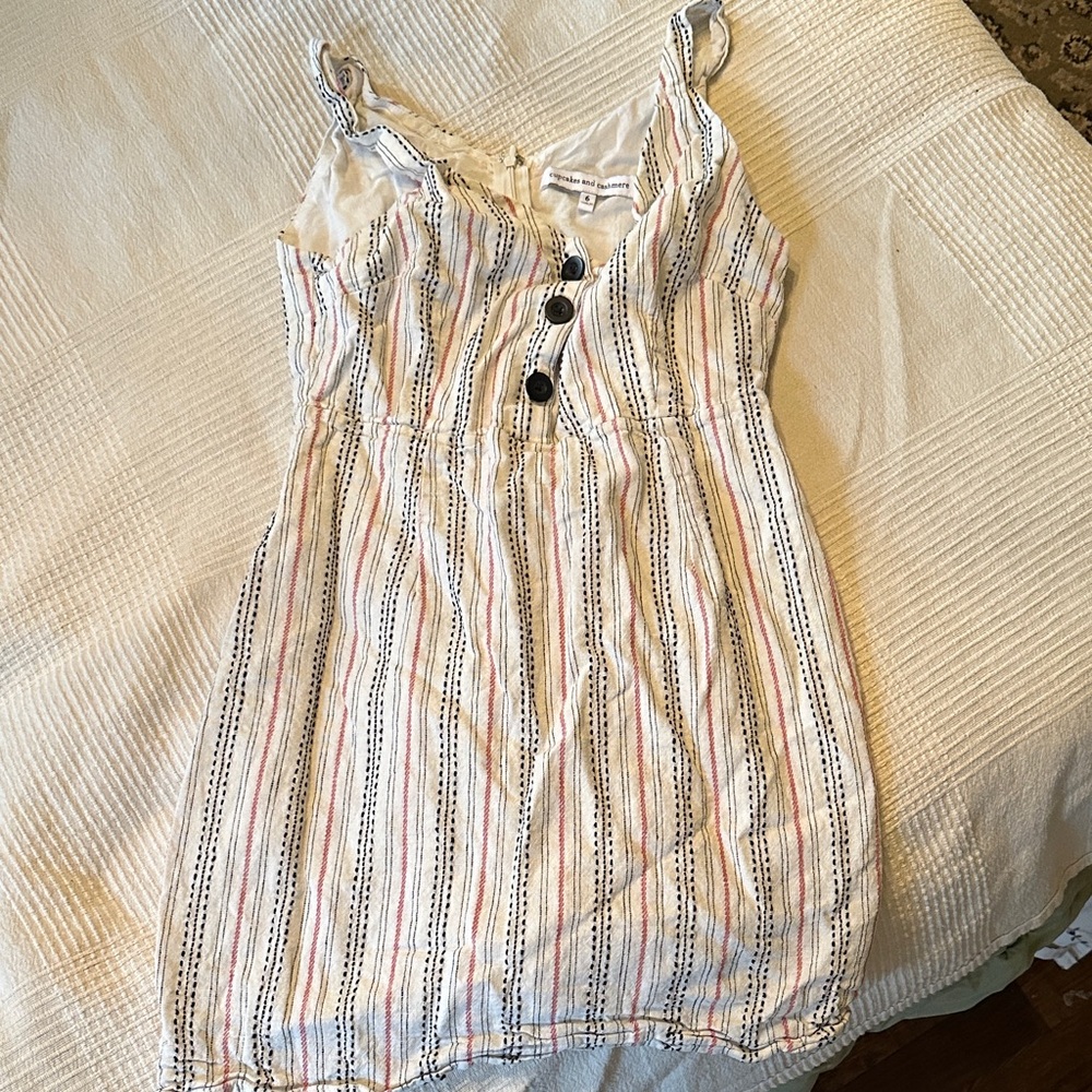 Cupcakes & Cashmere Multicolor Striped Dress